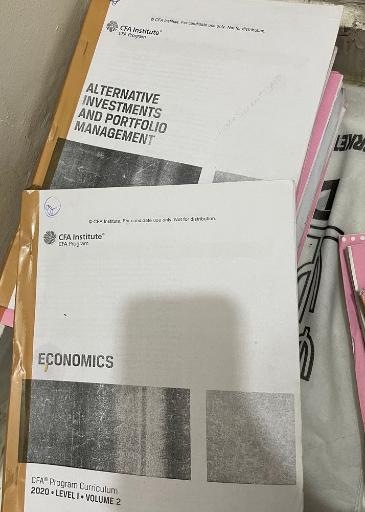 CFA Level 1 Institute Printed Books 2020-21