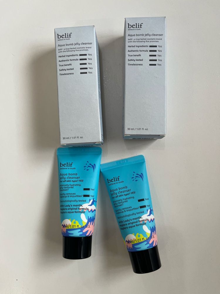 Belif Aqua Bomb Jelly Cleanser 30ml (2pcs) | Brand