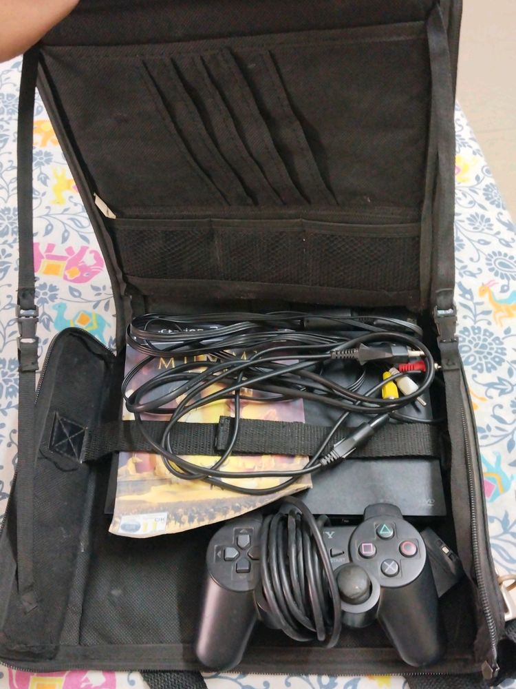 Original Sony PS2 With 1 Controller And Bag Free