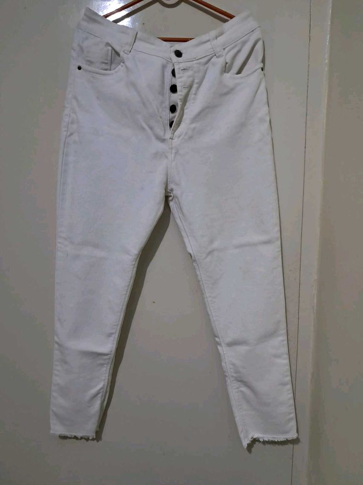 White Denim Jeans