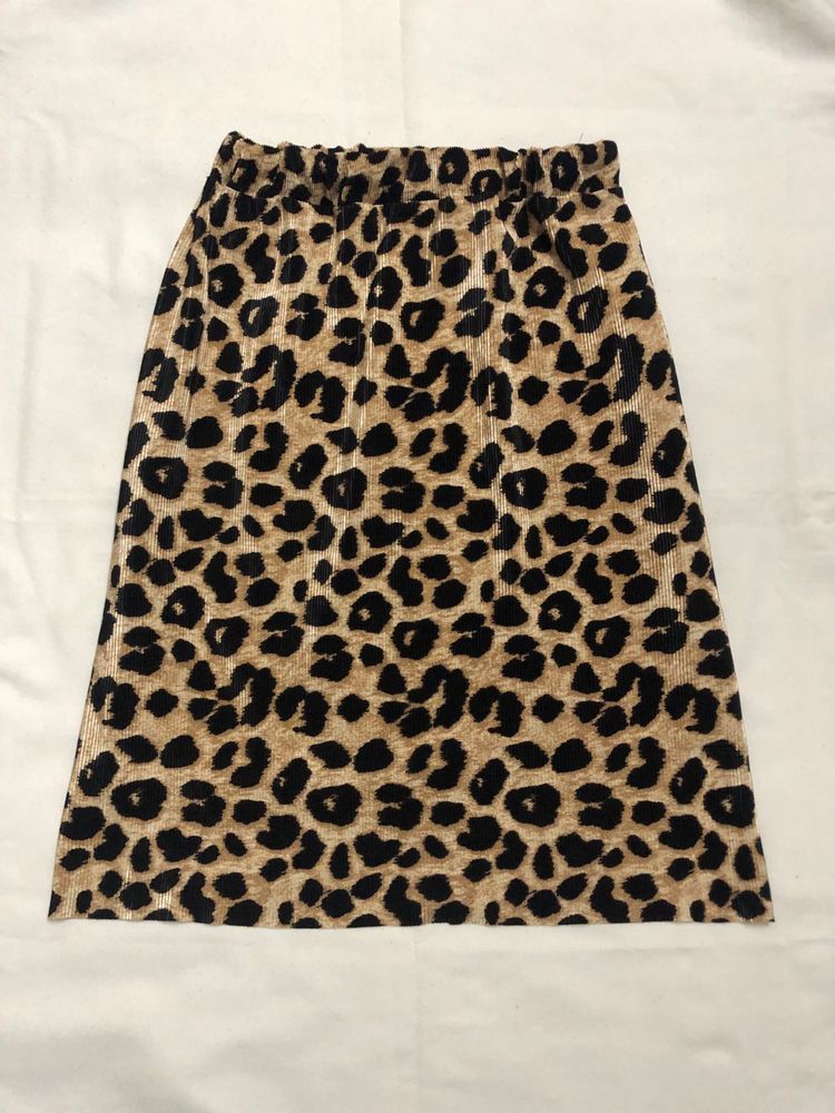 Leopard Print Skirt