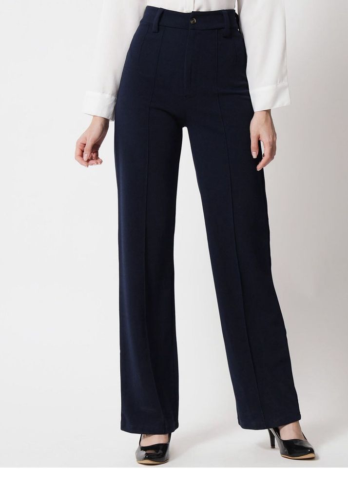 Navy Blue Formal Straight Trouser