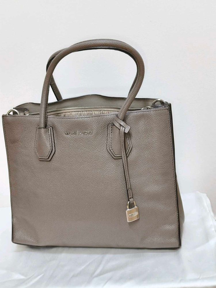 Michael Kors Grey Mercer Medium Tote Bag