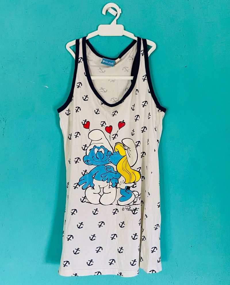 Smurfs Cartoon Dress