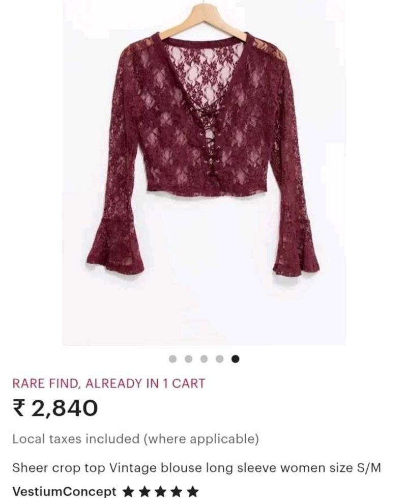 Vintage Lace Blouse