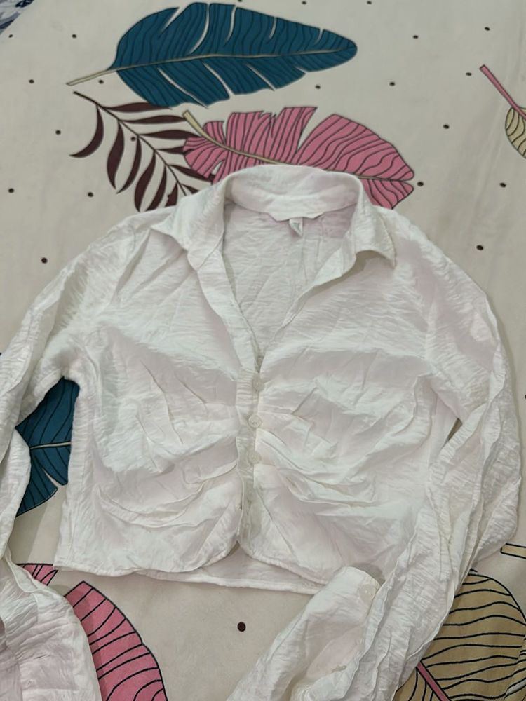 H&amp;M White Top(XS)