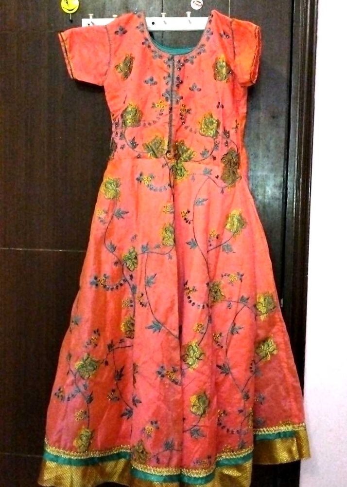 Umbrella Dress, Banarasi Silk