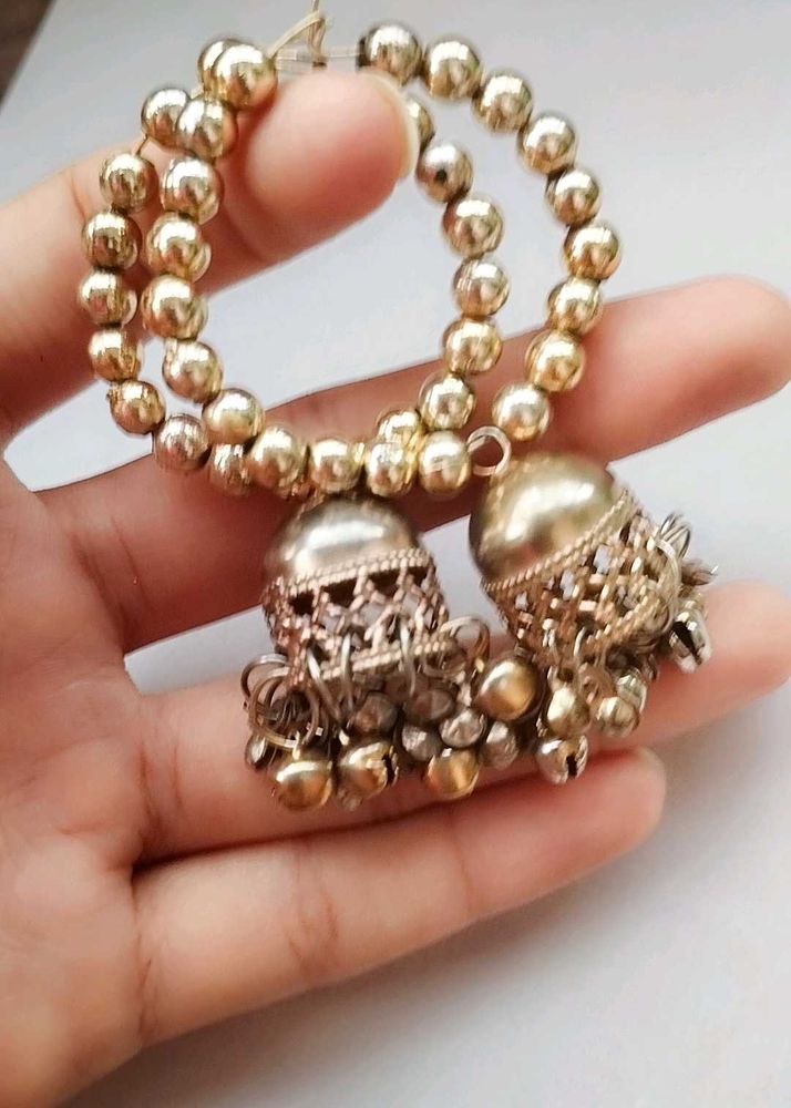 Boho Jhumka Earrings