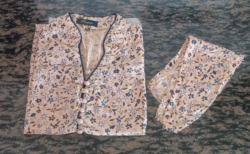 Floral Top with Attached Sleeves