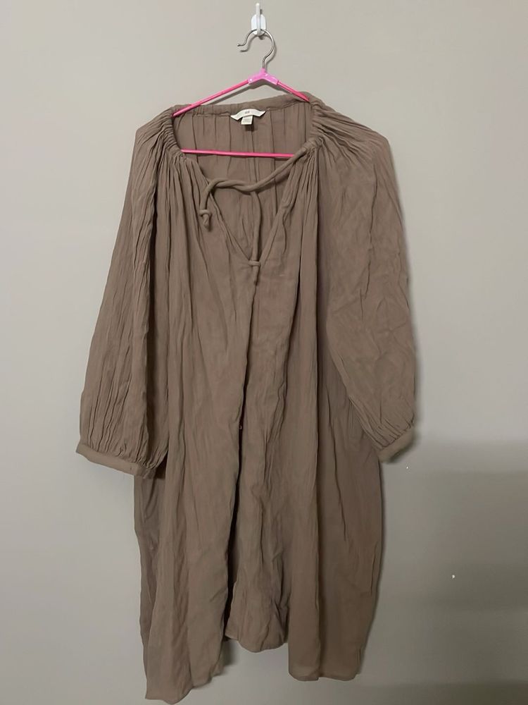 H&amp;M Beige Tunic Dress