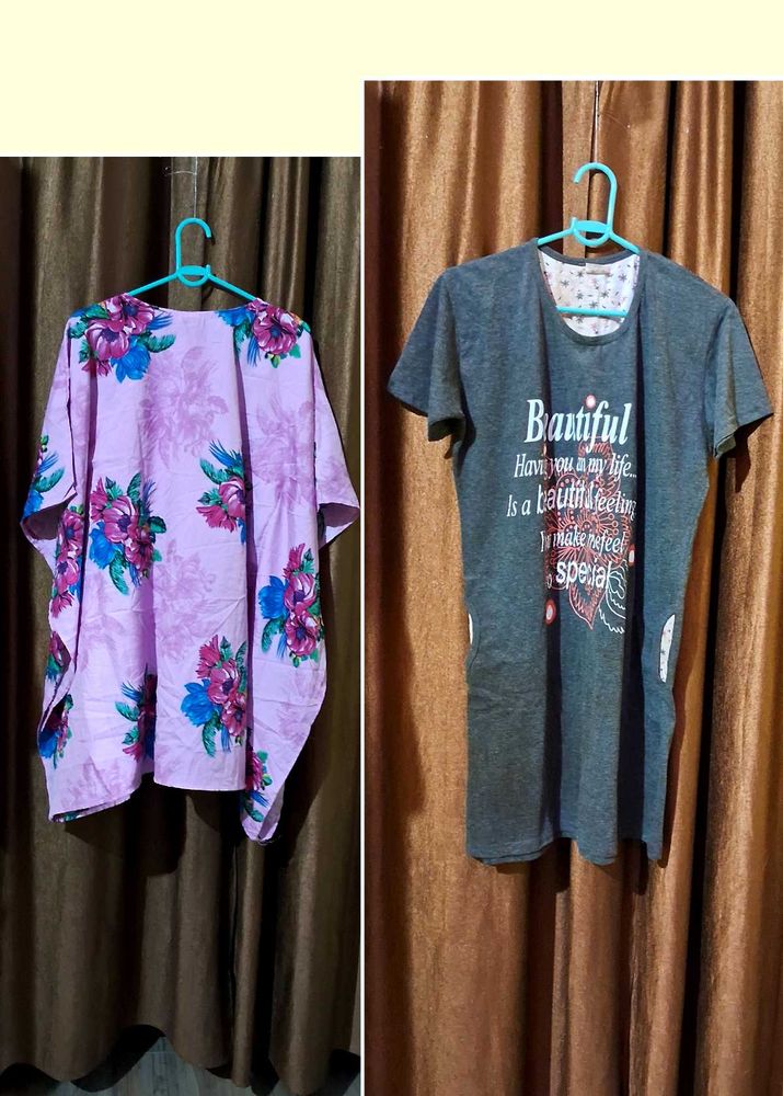 Combo Of 2,a Kaftan N  Tshirt