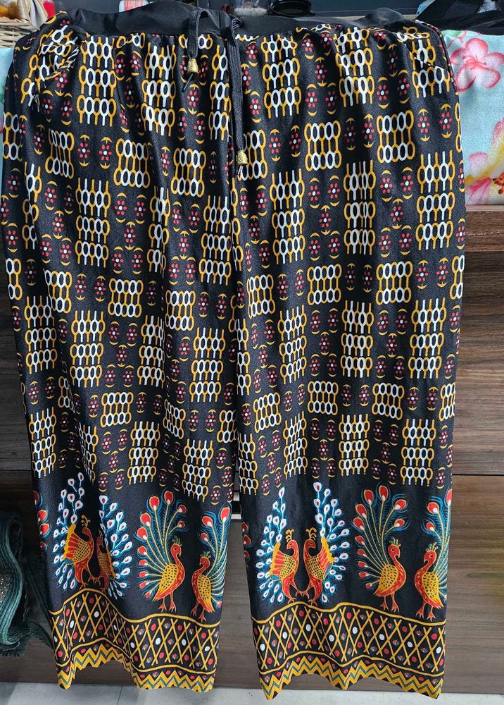 Boho Peacock Plazzo