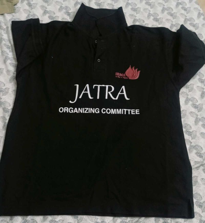 Black JATRA Polo T-Shirt