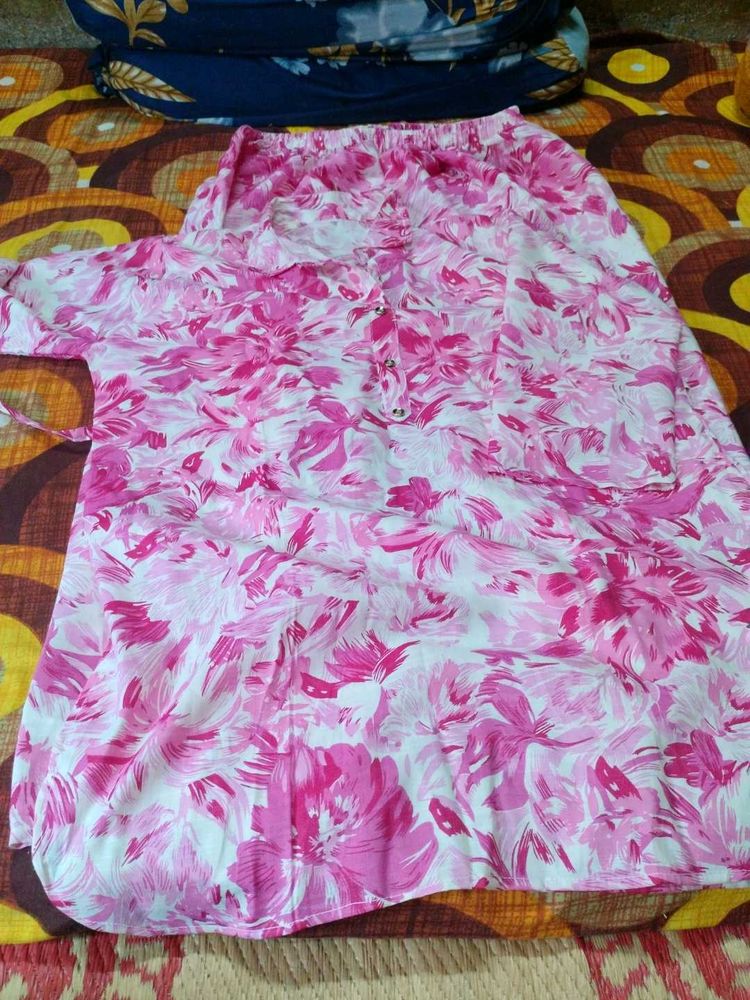 Pink Floral Co-ord Set