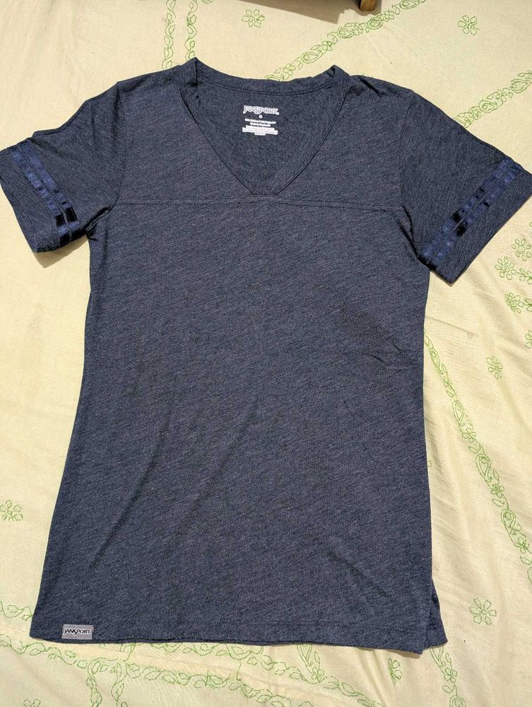 Navy V-Neck Tee