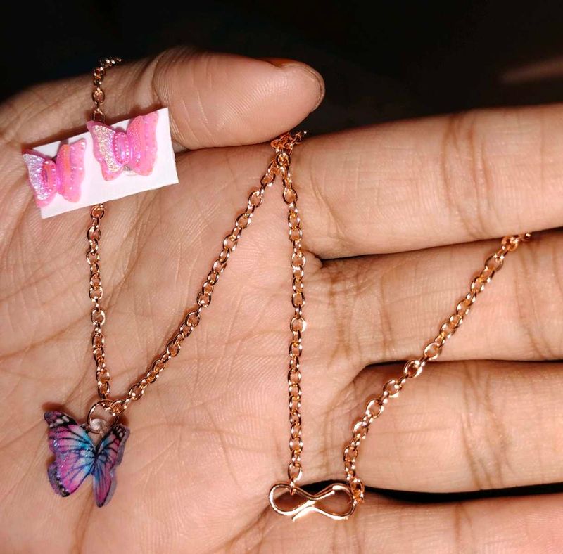 Butterfly Charm Necklace