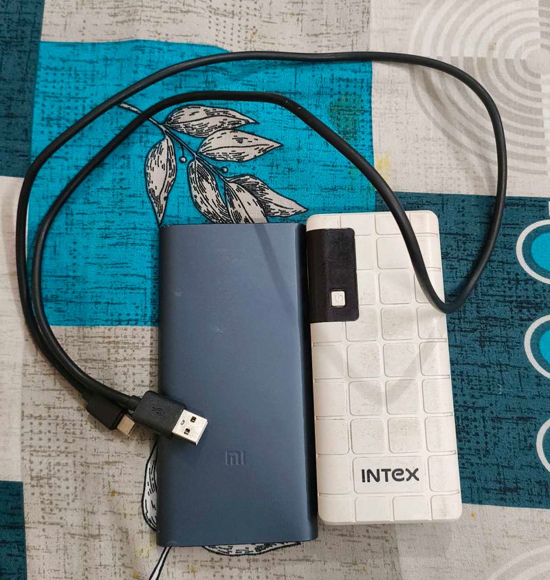 Xiaomi &amp; Intex 10000mAh Powerbanks