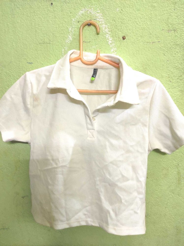White Polo T-shirt
