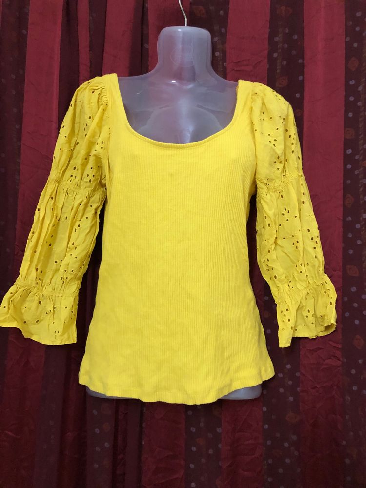Who What Wear Yellow Top