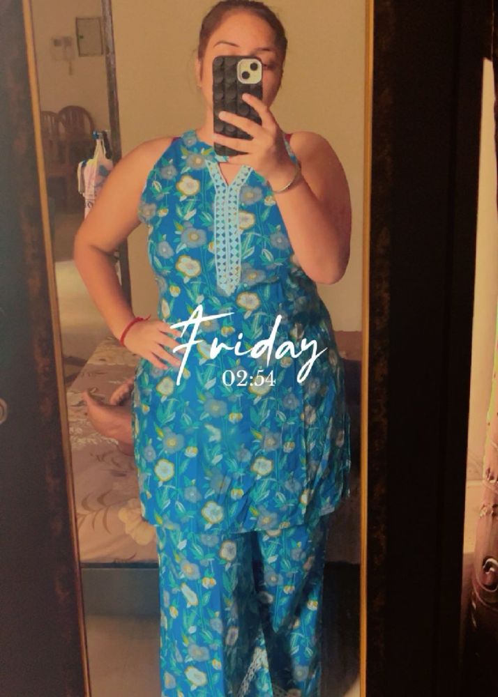 Blue Coed Set