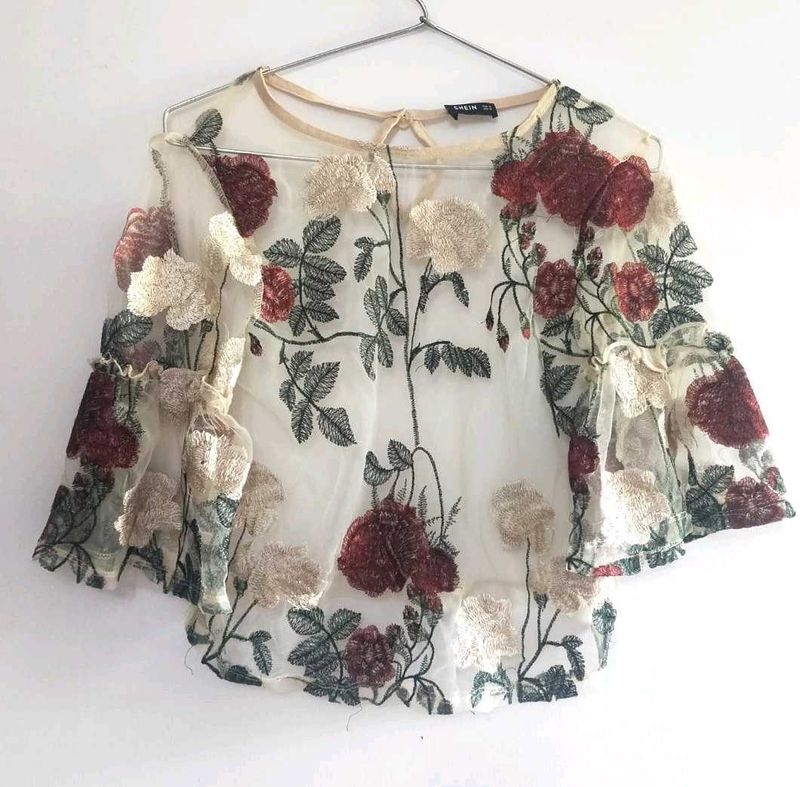 Shein Floral Top