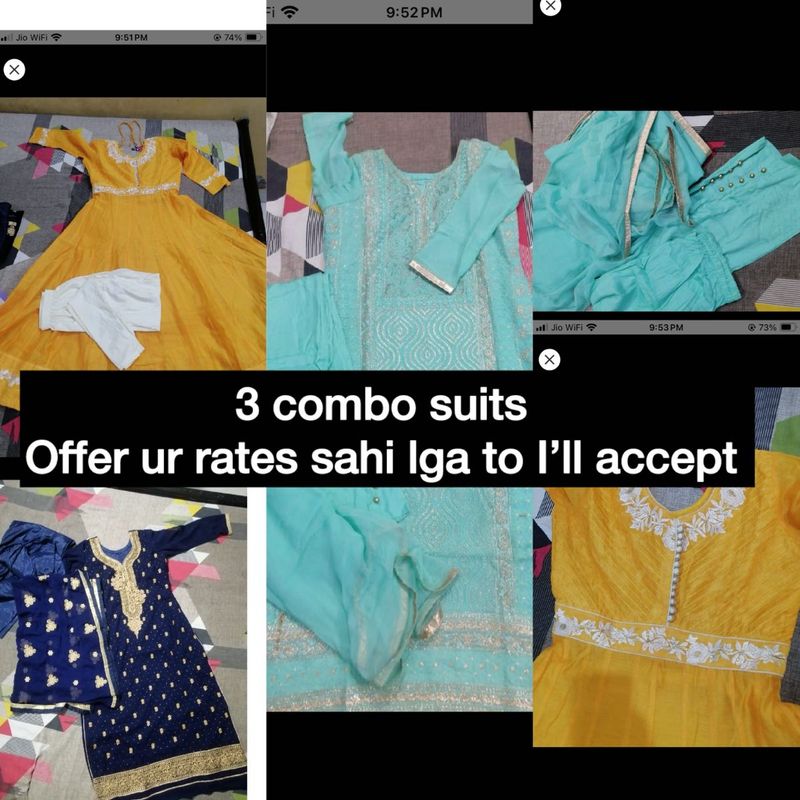 3 Combo Womens Suits