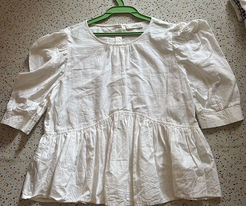 White Fashion Top