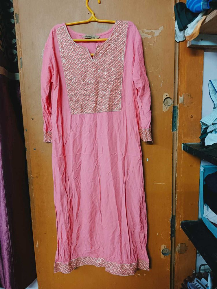 Beautiful Pink Kurtha 💗