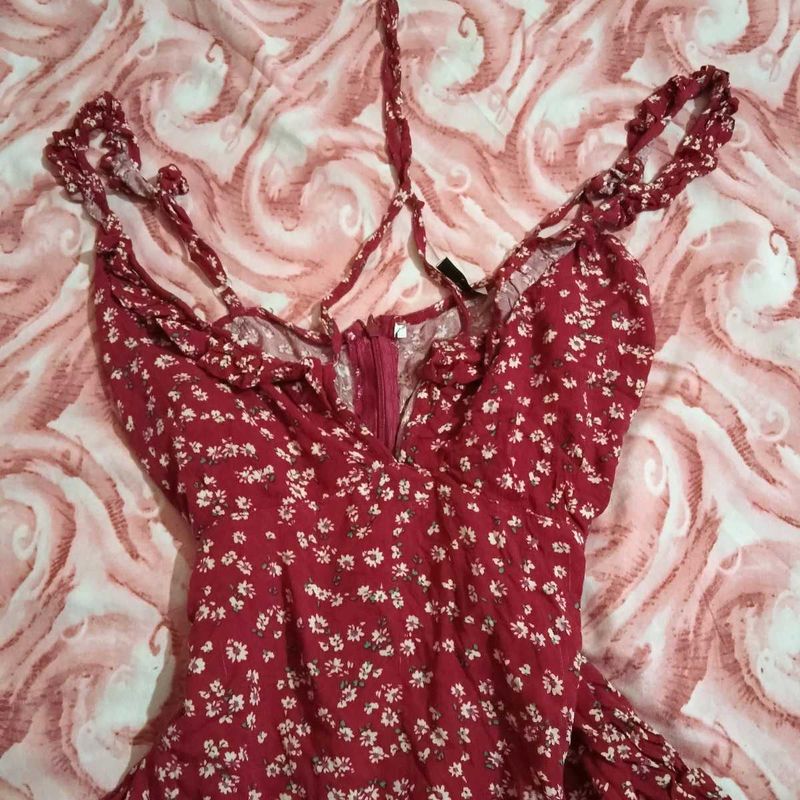Cutesy Red Mini Dress🍒