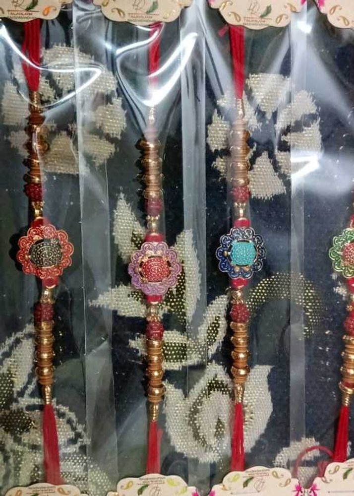 Elegant Rakhi Set Of 6 Pieces
