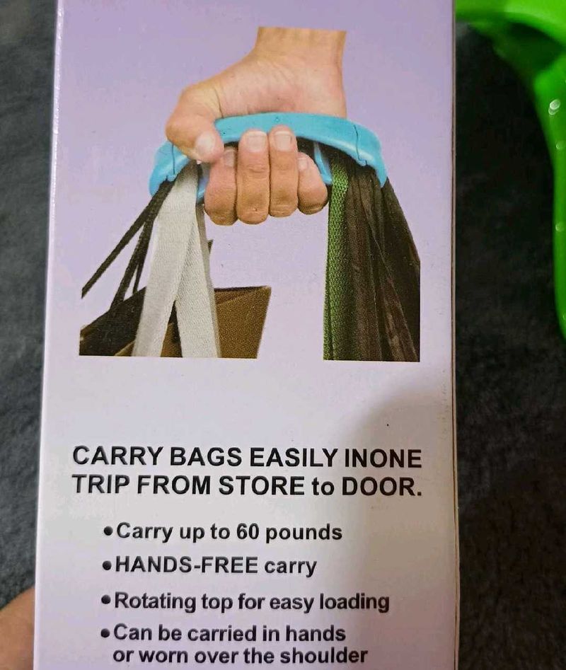 🆕️ Click &amp; Carry Bag Handle Organizer