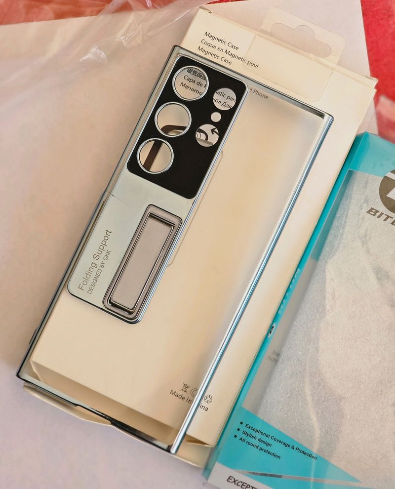 Electroplate Transparent Cover For Samsungs23Ultra
