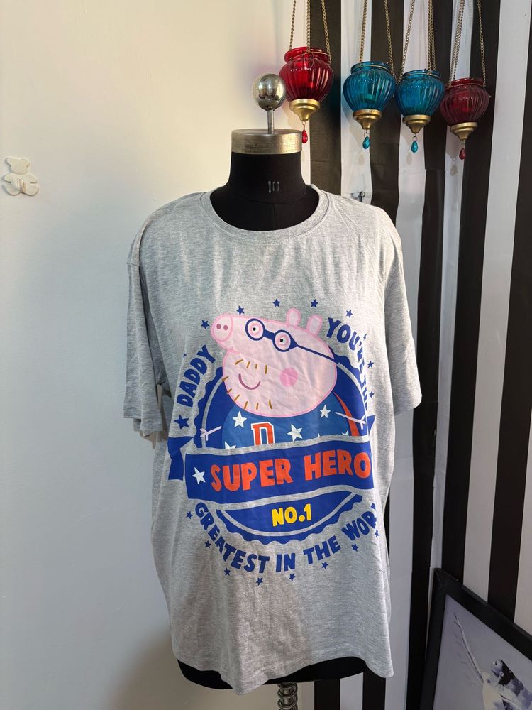 Unisex Peppa Pig Print T-Shirt