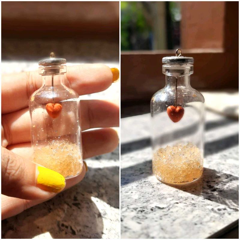 Wishing Bottle Keychain