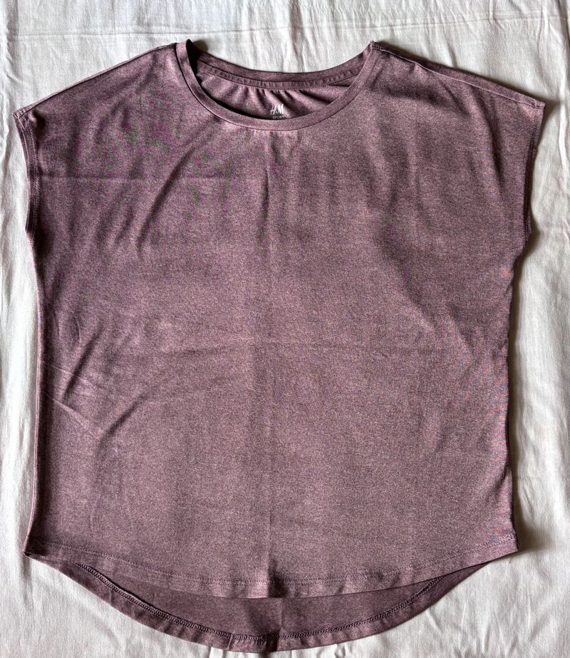 H&amp;M WORKOUT WOMENS TSHIRT