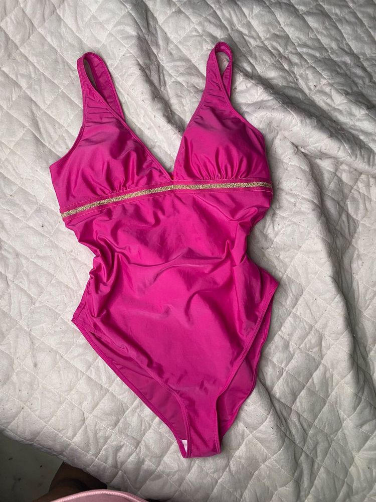 Pink Padded Bodysuit