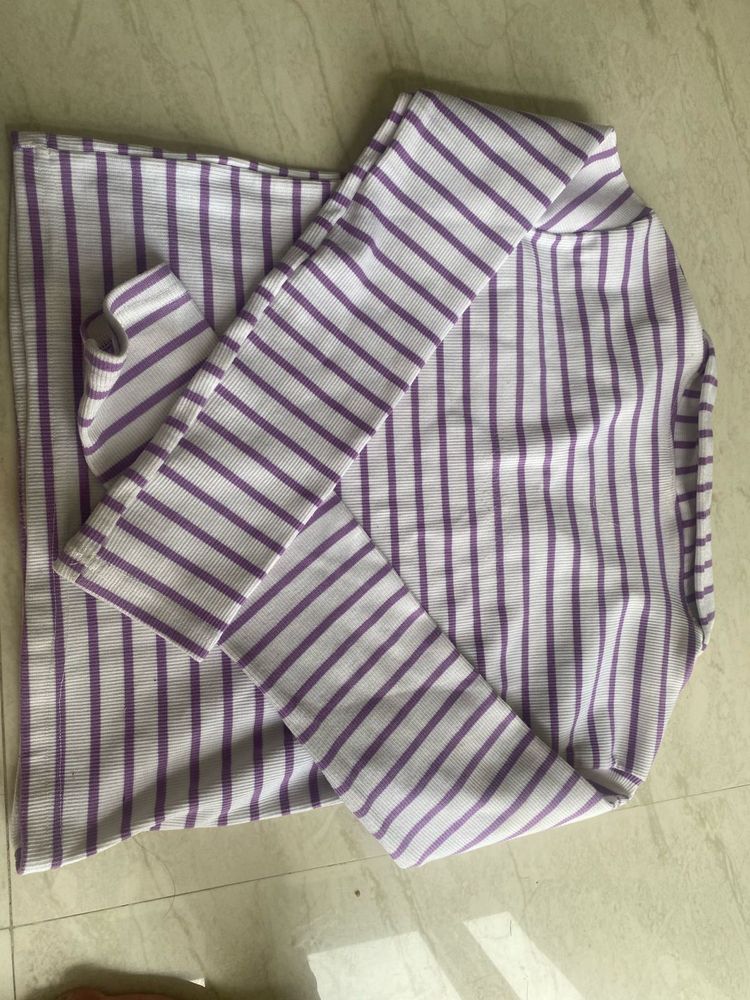Striped Long Sleeve Top