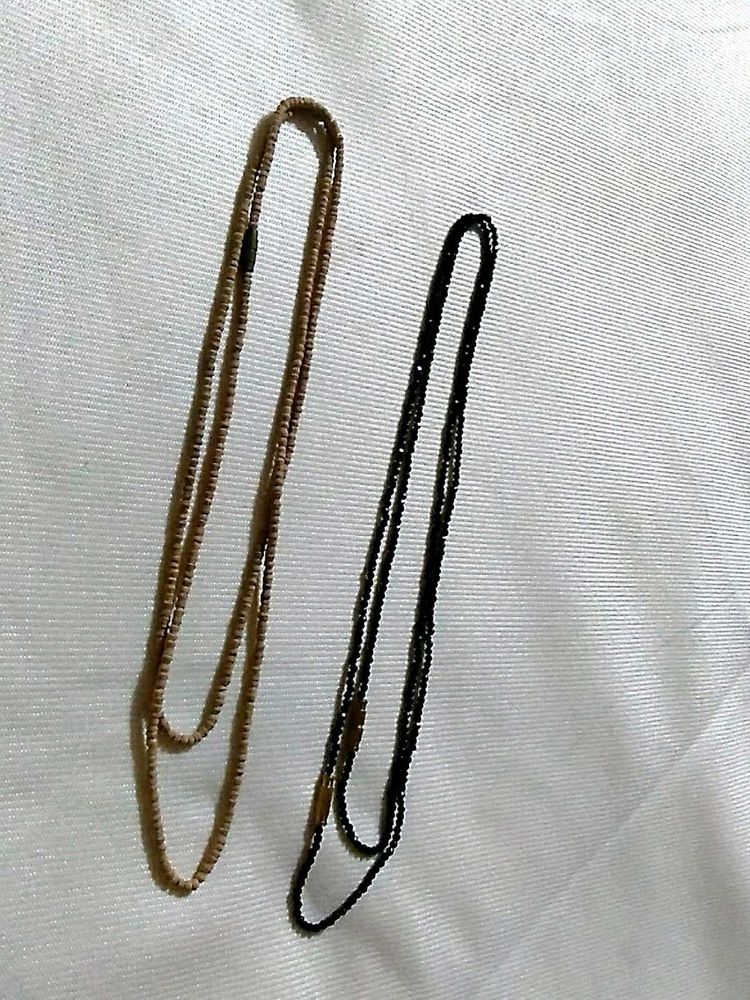 Beaded Layering Necklaces - Set of 2