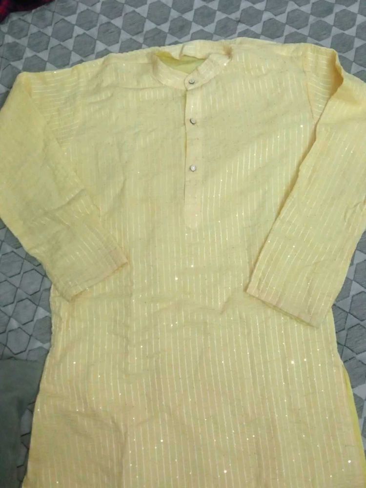 Elegant Yellow Kurta