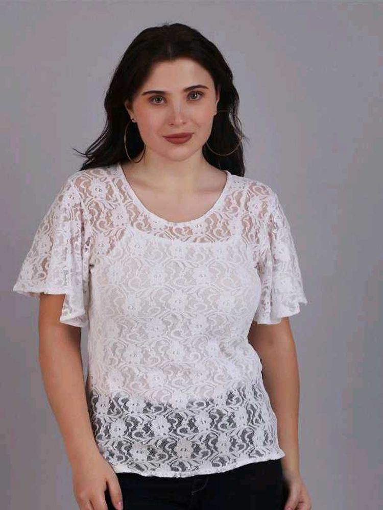 Glamorous Net Design Top