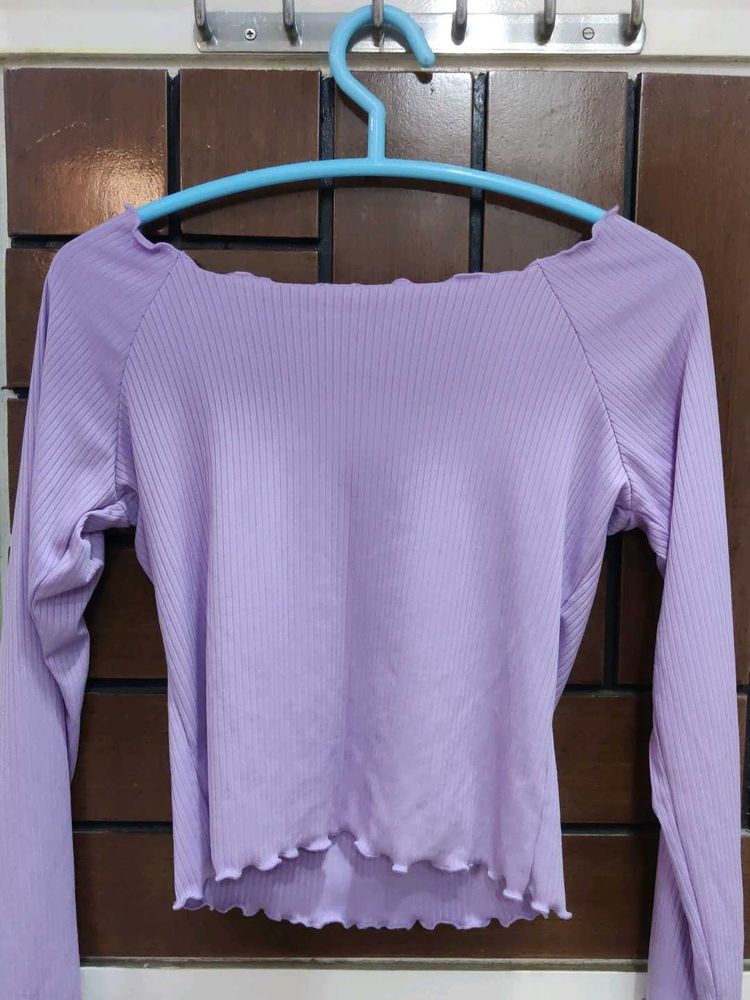 Lilac Long Sleeve Top