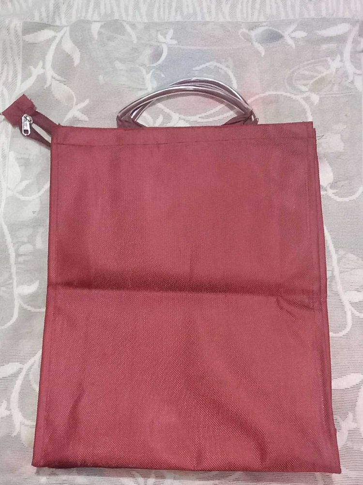 Maroon Reusable Shopping Bag