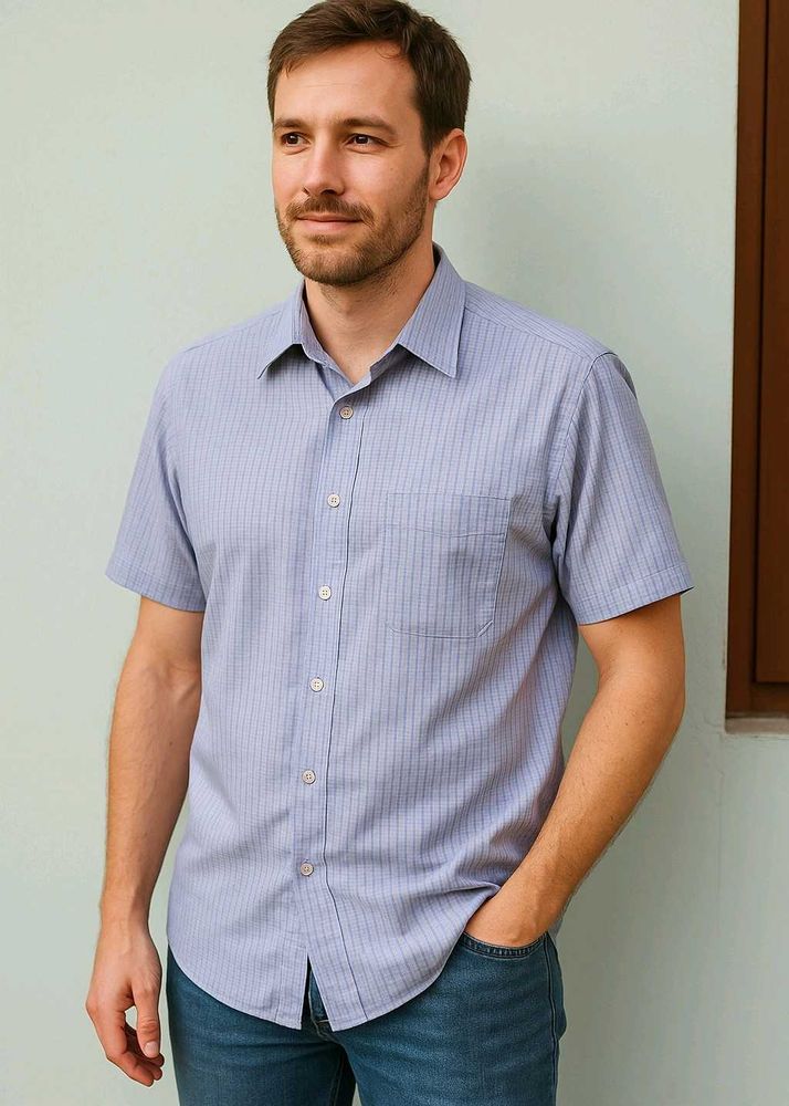 💎 Peter England Checked Formal Shirt 💎