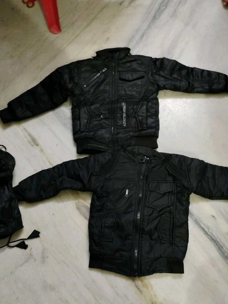 Stylish Black Padded Jackets