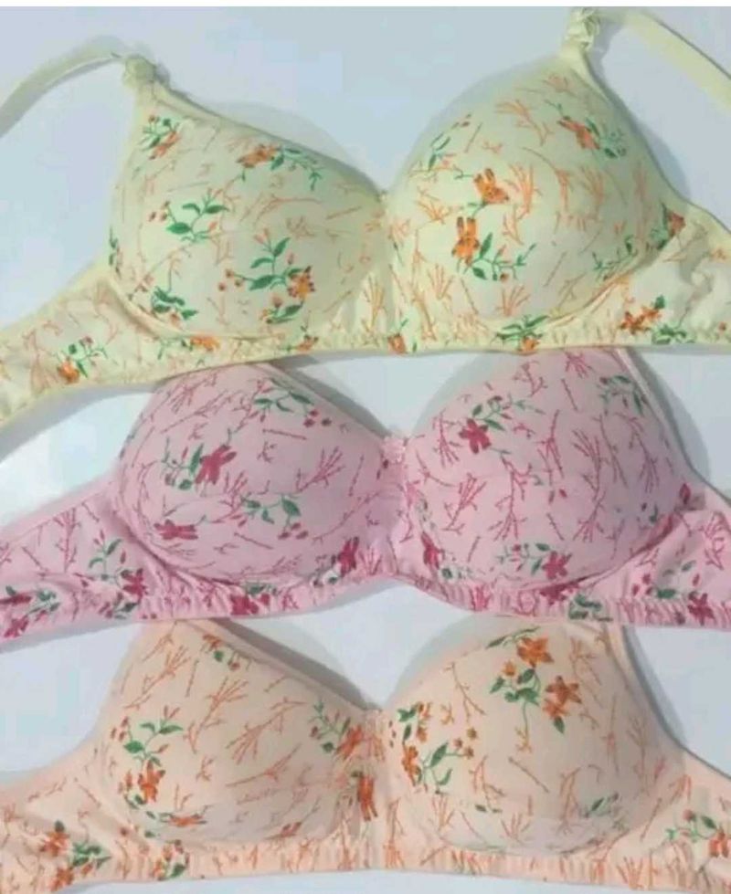 Floral Print Bra Set