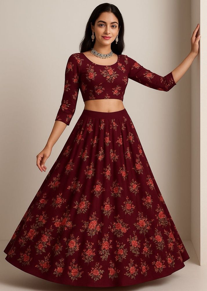 Floral Lehenga Choli Set