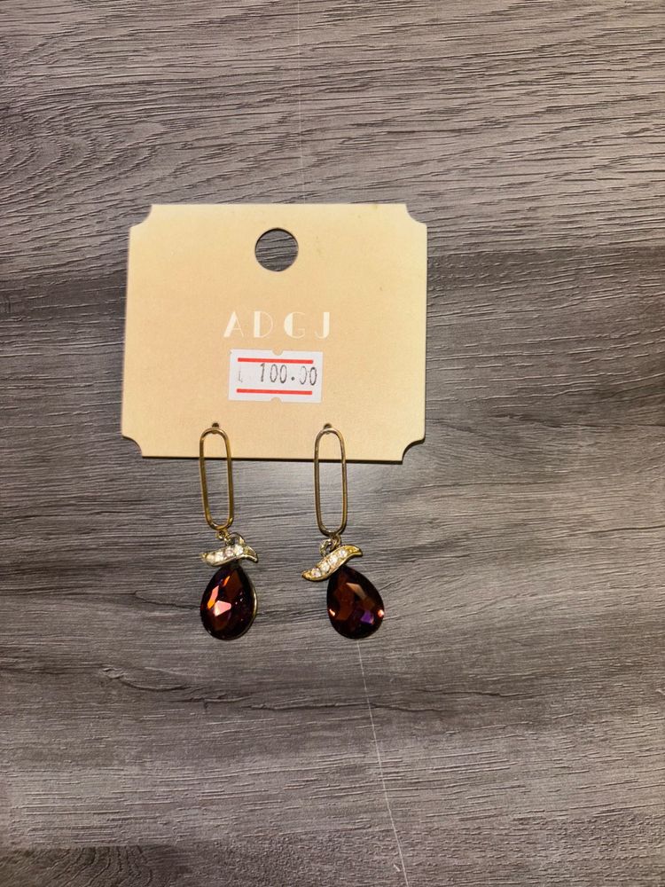 Unique Gold Drop Earrings