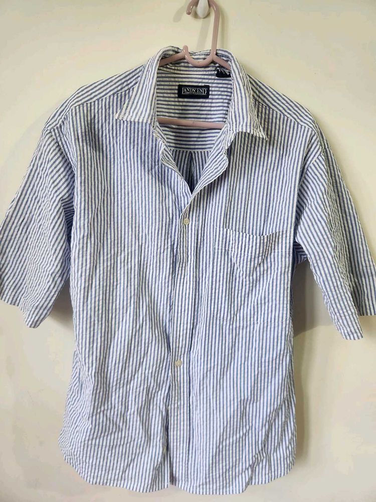 Striped Blue Shirt