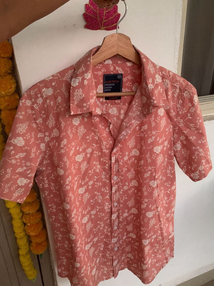 Floral Print Casual Shirt