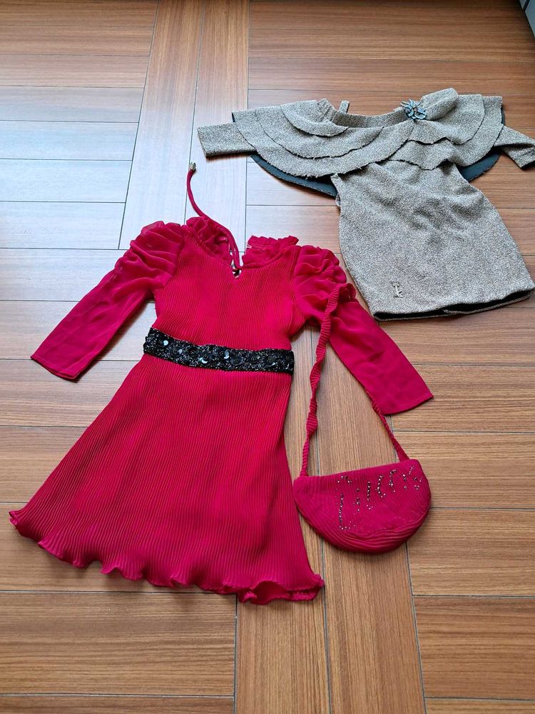 58) Girls&#39; Party Dresses - Cute Outfit Set